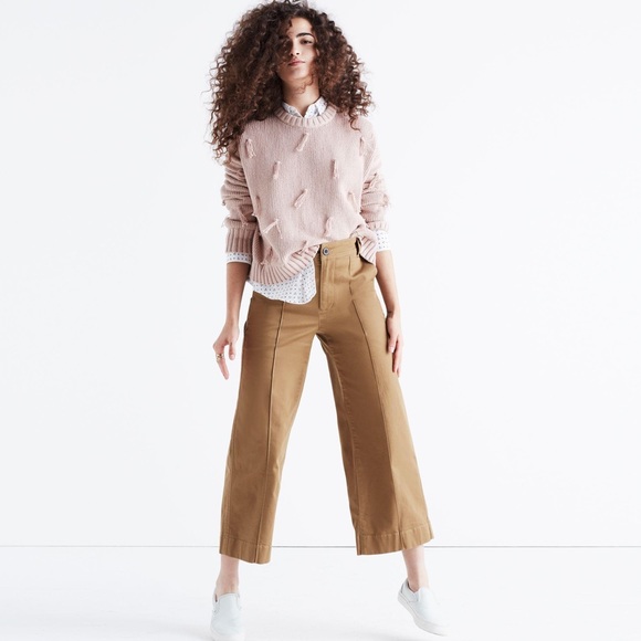 Madewell Pants - Madewell Langford wide leg pintuck pants